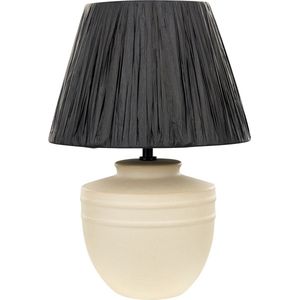 TIGRE - Tafelllamp - Beige/Zwart - Keramiek