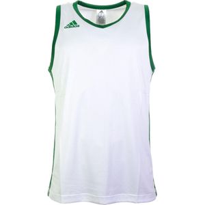 adidas E Kit 3.0 Basketbalshirt - Maat XXXL  - Mannen - wit/groen