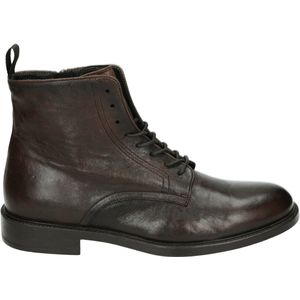 Giorgio HE88605 - Heren sneakersHeren veterschoenVrije tijd half-hoog - Kleur: Bruin - Maat: 45