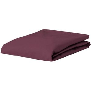 ESSENZA Satin Hoeslaken Marsala - 90x200 cm