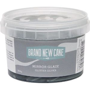 BrandNewCake® Mirror Glaze Zilver 300gr - Spiegelglazuur - Taart en Dessert Decoraties