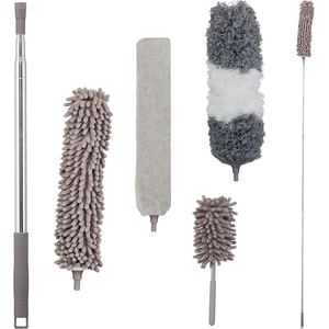 Plumeau uitschuifbaar - Professionele Plumeau Uitschuifbaar - Ragebol - Met Telescoopsteel - Uitschuifsteel - Afstoffer -