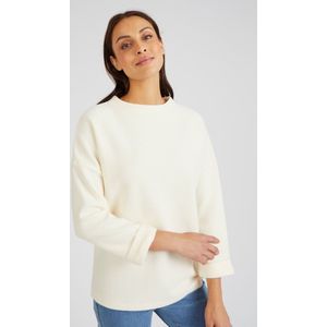 Damart - T-shirt warm tricot jacquard - Vrouwen - Bruin - L
