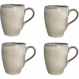 Broste Copenhagen Nordic Sand servies - koffie kop set van 4 - mug without handle
