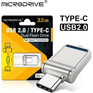 USB naar Type-C Flash Drive - 128GB - Zilver
