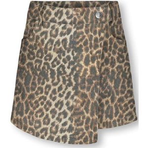 Kids ONLY zomer skort meisjes - AOP - bruin - Kognaomi