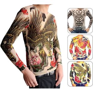 tattoo shirt onesize Groen