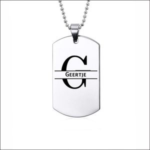 Ketting RVS Met Naam -  Geertje