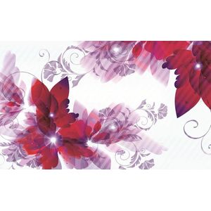 Poster | Roze , Wit | 104 x 70,5 cm
