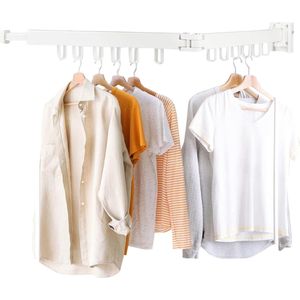 DailySupplies® Wanddroogrek - Droogrek Inklapbaar - Wasrek - Droogtoren - Droogrekken - Droogmolen - Wit