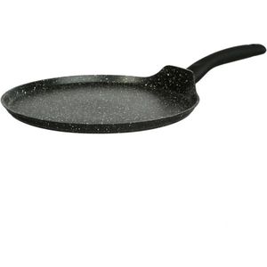 Secret de Gourmet - Pannenkoekenpan - Alle kookplaten/warmtebronnen geschikt - zwart - Dia 28 cm