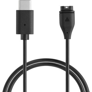 kwmobile USB-oplaadkabel geschikt voor Garmin Instinct 2 Solar / Instinct 2 kabel - Laadkabel voor smartwatch - in zwart