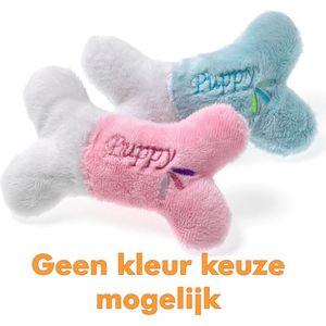 Flamingo Boban - Speelgoed Honden - Pluche Puppy Botjes Klein 13cm Ass