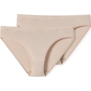 Schiesser 2PACK Tai Dames Onderbroek - sand - Maat XXL