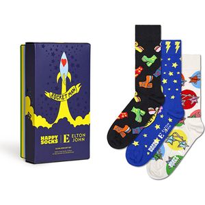 Happy Socks giftbox 3P sokken elton john multi (Elton John) - 36-40