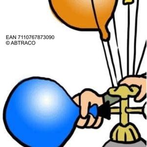 Extra helium Vulling folie ballon van ø 45 of minder ( © EAN ABTRACO)