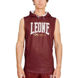 Leone1947 Logo Hoodie Zonder Mouwen Rood XL Man