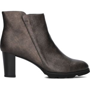 Notre-V Patricia-01 Enkellaarsjes - Enkelboots met rits - Dames - Bruin - Maat 41