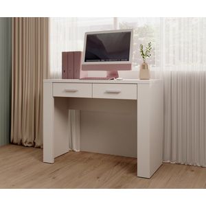 Bureau Cesiro - Twee Laden - Wit - 100 cm