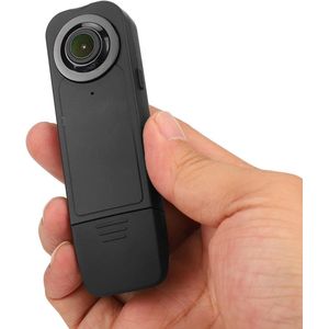Mini-bodycamera HD 1920x1080P met Automatisch Opslaan en 6 Uur Batterijduur - Backclip-camera voor Wetshandhaving - Ondersteunt 256 GB .