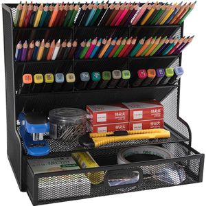 Multifunctionele desktop-organizer | Opbergrek voor thuiskantoor en schoolbenodigdheden.