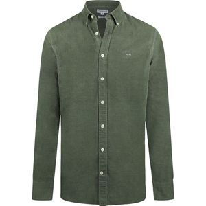McGregor Overhemd Corduroy Sage Groen - Maat S - Heren - Ribstructuur - Volwassen mannen