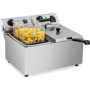 Royal Catering - Elektrische friteuse - 2 x 8 liter - 230 V