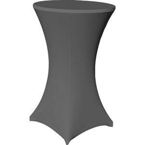 Stretch statafelhoes voor bistrotafels - elastisch, Ø 70-75 x 110-120 cm, antraciet