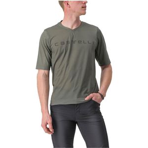 Castelli Trail Tech 2 T-shirt Met Korte Mouwen Grijs L Man