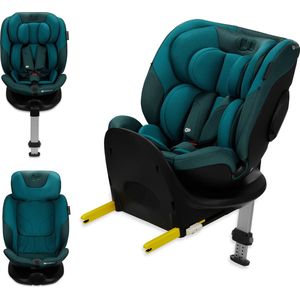 Kinderkraft I-FIX I-SIZE - Autostoeltje 40-150 cm + Isofix Base - AIR FLOW-systeem - Groente