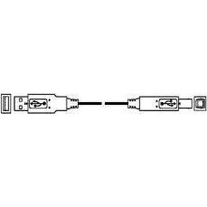Deltac USB aansluitkabel type 497 USB-kabel 1,8 m USB A Mini-USB B