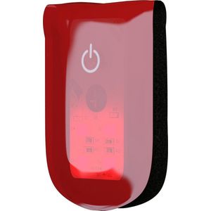 Wowow reflectie magneetlicht rood - clip met rode LED's (rood) - Fietsverlichting