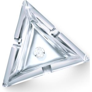 Bonny - glazen asbak - CADEAU tip- triangel/driehoek 14.0cm - mondgeblazen