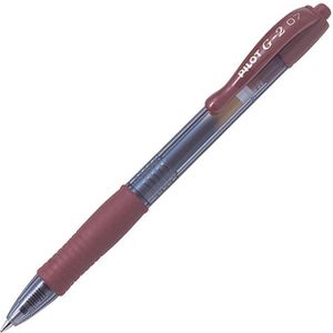 Pilot G-2 – Gel Ink Bruine Rollerball pen – Medium Tip