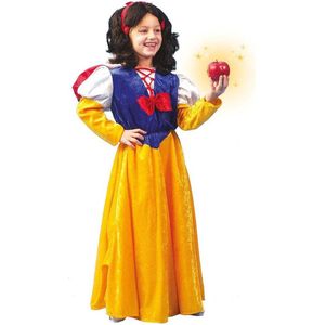 Sneeuwwitje Kostuum | Sneeuwwitje De Prinses | Meisje | Maat 104 | Carnaval kostuum | Verkleedkleding