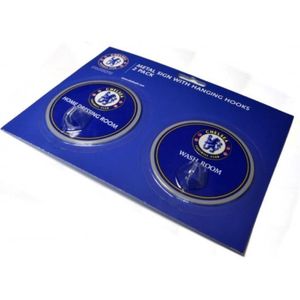 Chelsea Robe Hook Sign 2 Pack