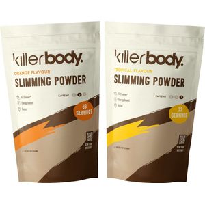 Killerbody Fatburner Voordeelpakket - Tropical & Orange - 1200 gr