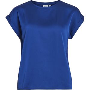 VILA VIELLETTE S/S SATIN TOP - NOOS - Maat 44