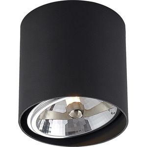 Arcchio - plafondlamp - 1licht - metaal, aluminium - H: 12 cm - G9 - zwart
