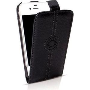 Faconnable Luxe iPhone 5 Flap Case Hoesje - Zwart