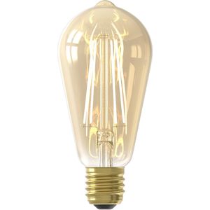LED Lamp Goud - E27, ST64 Goud Straight filament 4.5W 470lm 2100K niet dimbaar