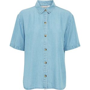 Fransa blouse 20613999 - Mid Blue denim