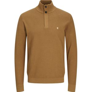 Jack & Jones Trui Jprblurony Knit Half Zip 12263638 Nuthatch Mannen Maat - L