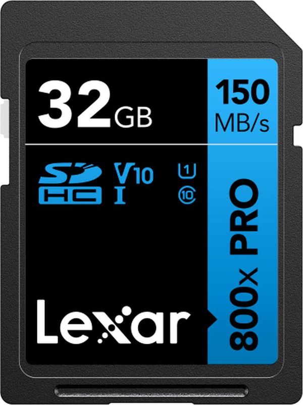Lexar SDHC 32GB 800x Pro 150MB/s UHS-I V10