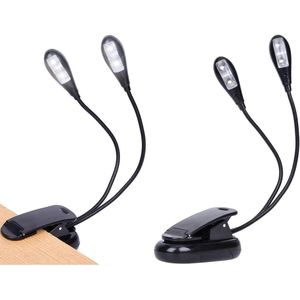 Showlite Led-muziekstandaard met 9 leds in serie (batterij-, net- of