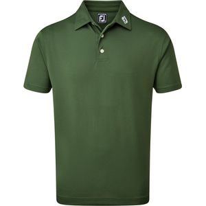 Heren Golf Polo - Footjoy Stretch Pique Solid - Olive - XL