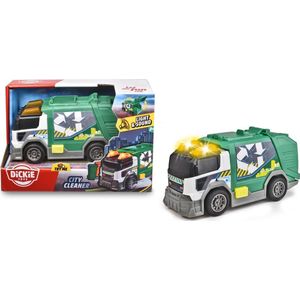Dickie Toys Vuilniswagen - 15cm - Licht en Geluid- Speelgoedvoertuig
