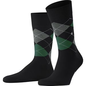 Burlington King one-size duurzaam biologisch katoen sokken heren zwart - Maat 46-50