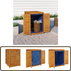 vidaXL Tuinbox - Acaciahout - Waterafstotend Tuinbox - Houten Kast - Buitenopslag - Acacia Hout - Waterdicht