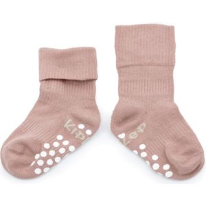 KipKep antislip sokjes - maat 18-24 maanden - Mauve - Blijf-Sokken - 1 paar - zakken niet af - Stay-on-Socks - biologisch katoen